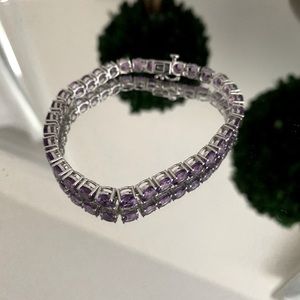 Amethyst Tennis Bracelet